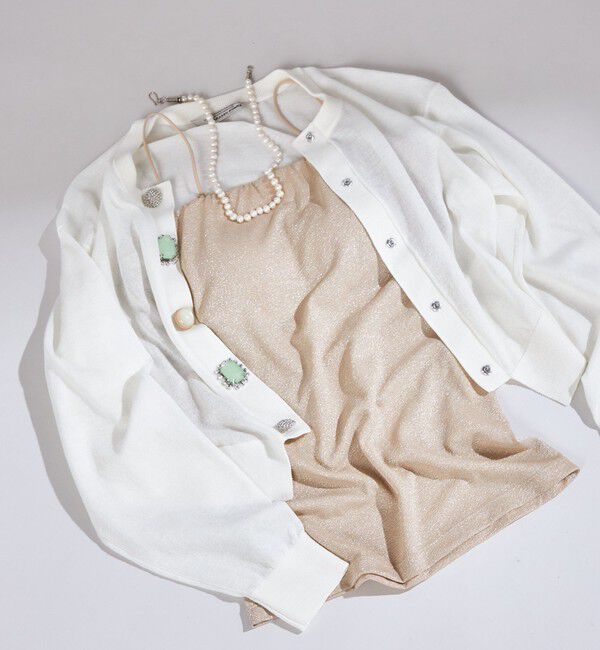 SHIPS for women「troisiemeCHACO:カップ付 キャミソール」|インナー|ベージュ