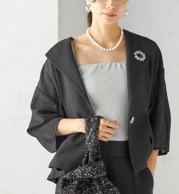 SHIPS for women「troisiemeCHACO:カップ付 キャミソール」|インナー|シルバー