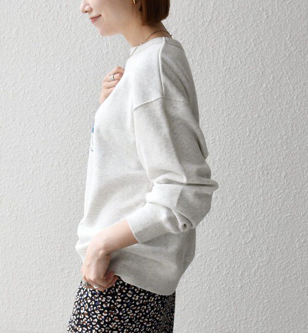 SHIPS any「【SHIPS any別注】THE KNiTS:〈洗濯機可能〉ロゴ プリント スウェット 26AW」|スウェット・ジャージ|