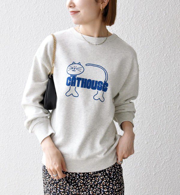 SHIPS any「【SHIPS any別注】THE KNiTS:〈洗濯機可能〉ロゴ プリント スウェット 26AW」|スウェット・ジャージ|