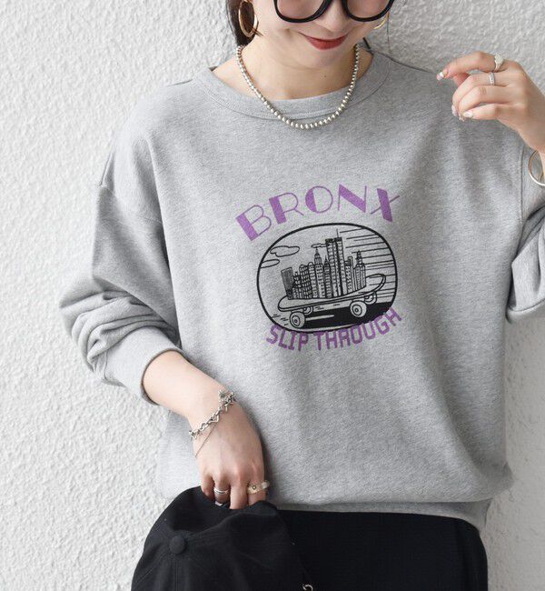 SHIPS any「【SHIPS any別注】THE KNiTS:〈洗濯機可能〉ロゴ プリント スウェット 26AW」|スウェット・ジャージ|