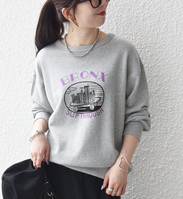 SHIPS any「【SHIPS any別注】THE KNiTS:〈洗濯機可能〉ロゴ プリント スウェット 26AW」|スウェット・ジャージ|