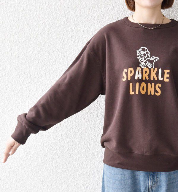 SHIPS any「【SHIPS any別注】THE KNiTS:〈洗濯機可能〉ロゴ プリント スウェット 26AW」|スウェット・ジャージ|