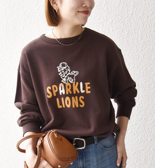 SHIPS any「【SHIPS any別注】THE KNiTS:〈洗濯機可能〉ロゴ プリント スウェット 26AW」|スウェット・ジャージ|