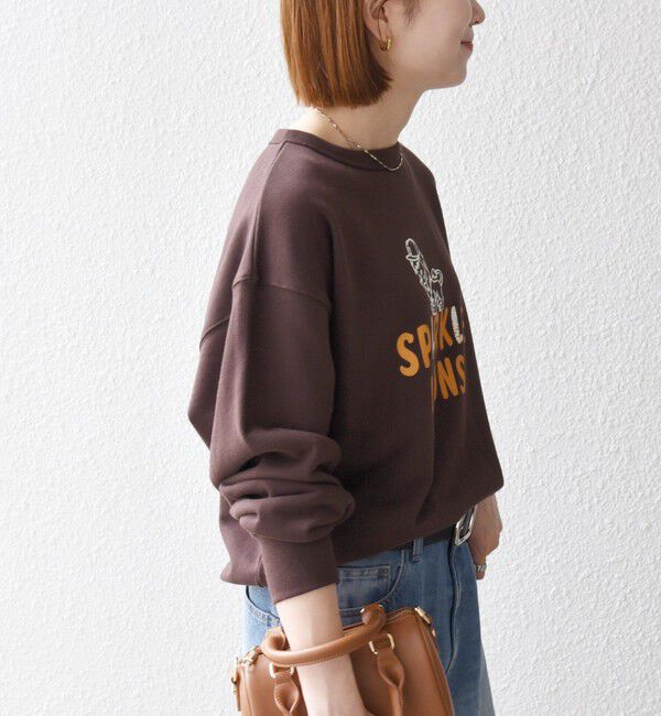 SHIPS any「【SHIPS any別注】THE KNiTS:〈洗濯機可能〉ロゴ プリント スウェット 26AW」|スウェット・ジャージ|