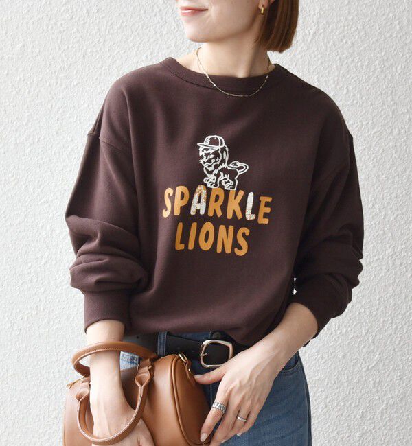 SHIPS any「【SHIPS any別注】THE KNiTS:〈洗濯機可能〉ロゴ プリント スウェット 26AW」|スウェット・ジャージ|