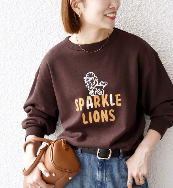 SHIPS any「【SHIPS any別注】THE KNiTS:〈洗濯機可能〉ロゴ プリント スウェット 26AW」|スウェット・ジャージ|