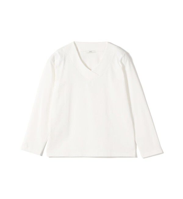 SHIPS for women「【WEB限定】〈ネックが選べる〉オーガニックコットン バリエーション ネック ロングスリーブ TEE」|Tシャツ・カットソー|