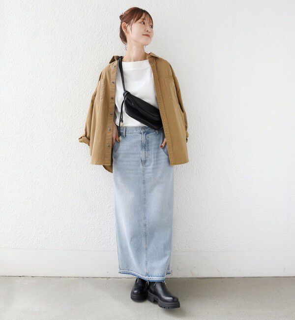 SHIPS for women「【WEB限定】〈ネックが選べる〉オーガニックコットン バリエーション ネック ロングスリーブ TEE」|Tシャツ・カットソー|