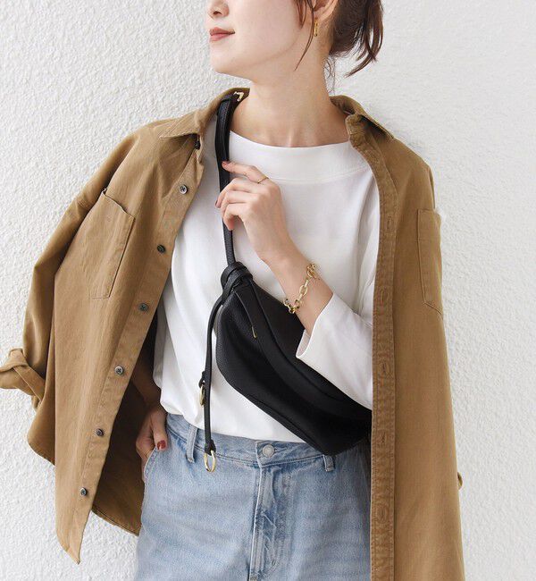 SHIPS for women「【WEB限定】〈ネックが選べる〉オーガニックコットン バリエーション ネック ロングスリーブ TEE」|Tシャツ・カットソー|
