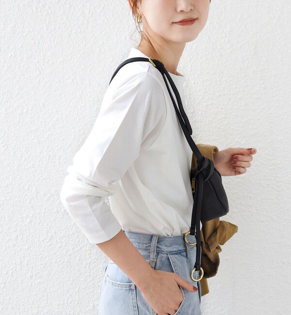 SHIPS for women「【WEB限定】〈ネックが選べる〉オーガニックコットン バリエーション ネック ロングスリーブ TEE」|Tシャツ・カットソー|
