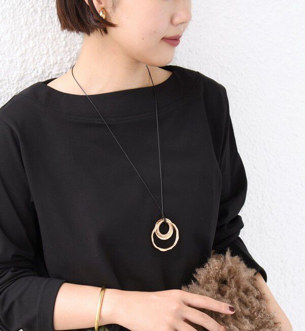 SHIPS for women「【WEB限定】〈ネックが選べる〉オーガニックコットン バリエーション ネック ロングスリーブ TEE」|Tシャツ・カットソー|