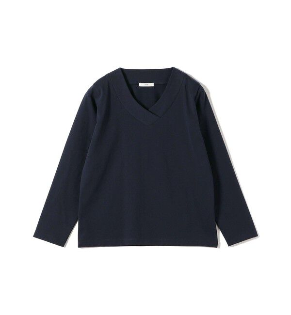 SHIPS for women「【WEB限定】〈ネックが選べる〉オーガニックコットン バリエーション ネック ロングスリーブ TEE」|Tシャツ・カットソー|