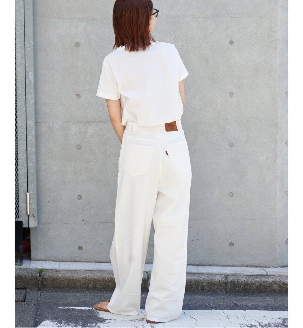 OUTDOOR PRODUCTS Usual Things「追加3 ULTライトデニムハイライズルーズ5PKT」|デニム|