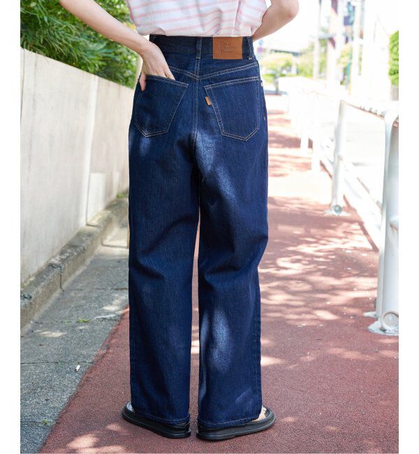 OUTDOOR PRODUCTS Usual Things「追加3 ULTライトデニムハイライズルーズ5PKT」|デニム|