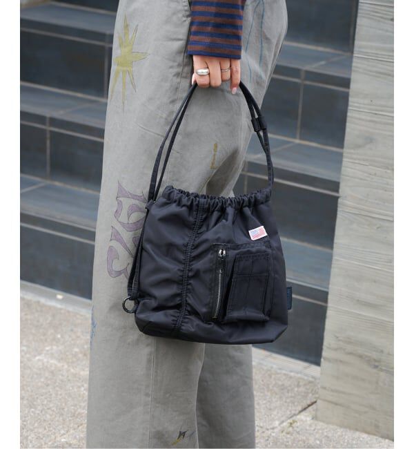 OUTDOOR PRODUCTS Usual Things「追加2 MA-1 DrawstringBAG」|ショルダー・メッセンジャー|