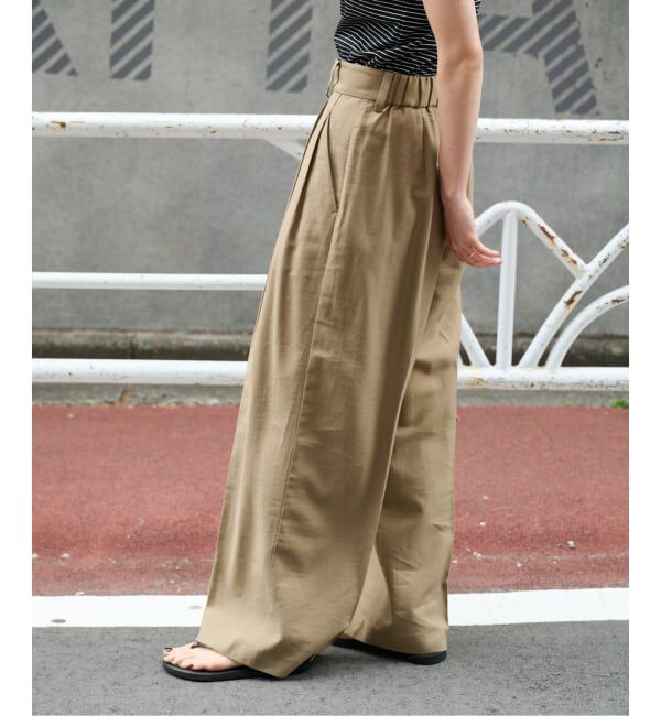 OUTDOOR PRODUCTS Usual Things「レーヨンドライタッチバックゴムスラックス セットアップ対応」|スラックス|