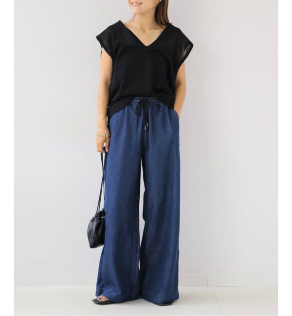 OUTDOOR PRODUCTS Usual Things「PICCADILLY ex イージーデニムトラウザー」|デニム|