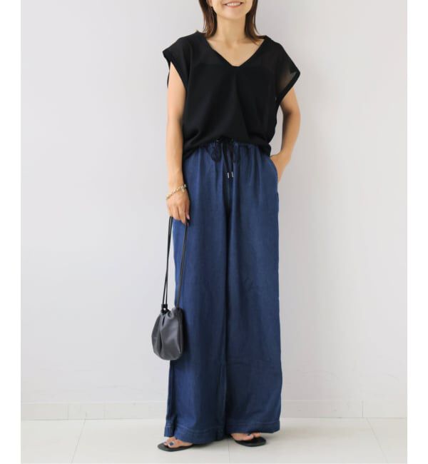 OUTDOOR PRODUCTS Usual Things「PICCADILLY ex イージーデニムトラウザー」|デニム|