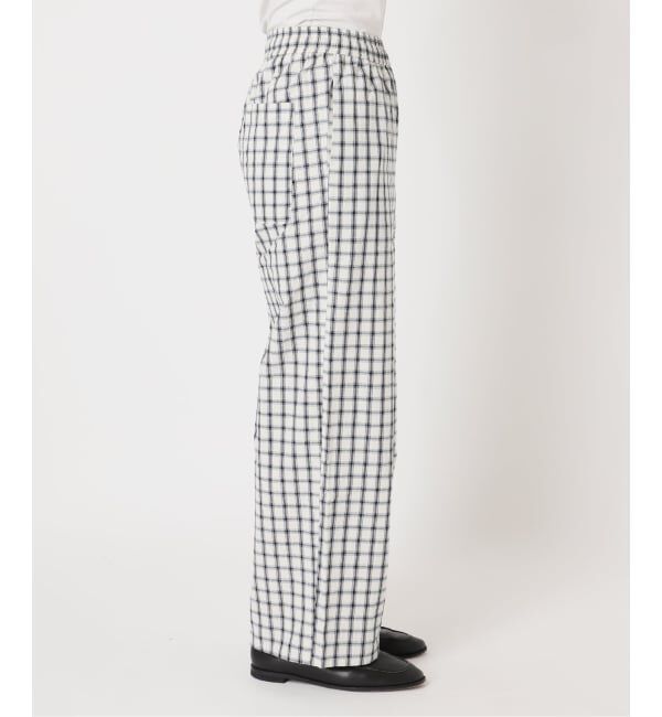 OUTDOOR PRODUCTS Usual Things「チェックイージーパンツ セットアップ対応」|スラックス|