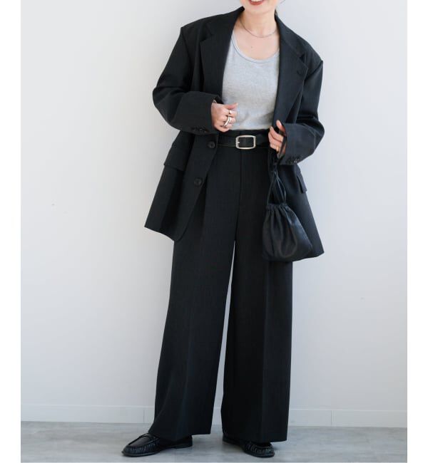 OUTDOOR PRODUCTS Usual Things「ORDINARY タックワイドスラックス セットアップ対応」|スラックス|