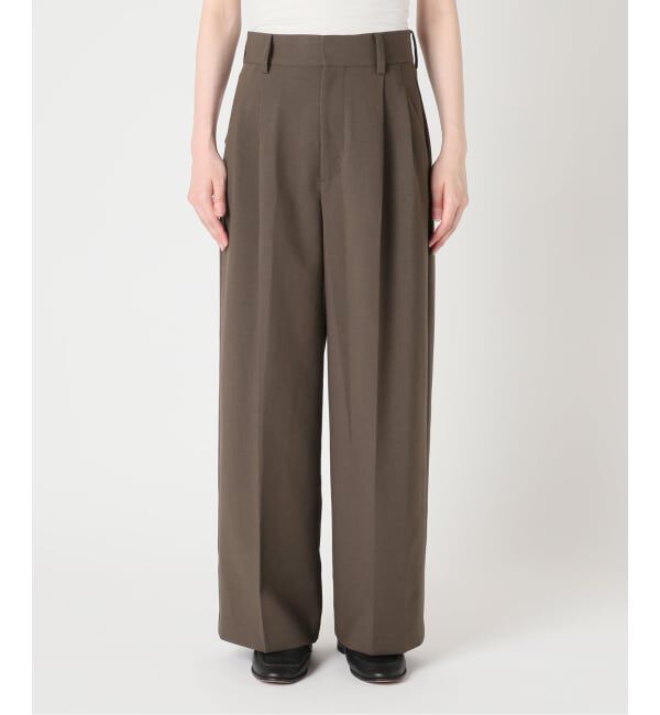 OUTDOOR PRODUCTS Usual Things「ORDINARY タックワイドスラックス セットアップ対応」|スラックス|