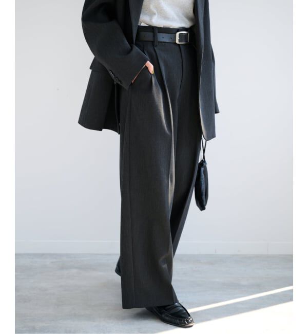 OUTDOOR PRODUCTS Usual Things「ORDINARY タックワイドスラックス セットアップ対応」|スラックス|