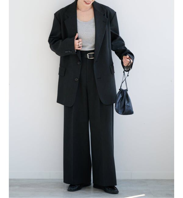 OUTDOOR PRODUCTS Usual Things「ORDINARY タックワイドスラックス セットアップ対応」|スラックス|