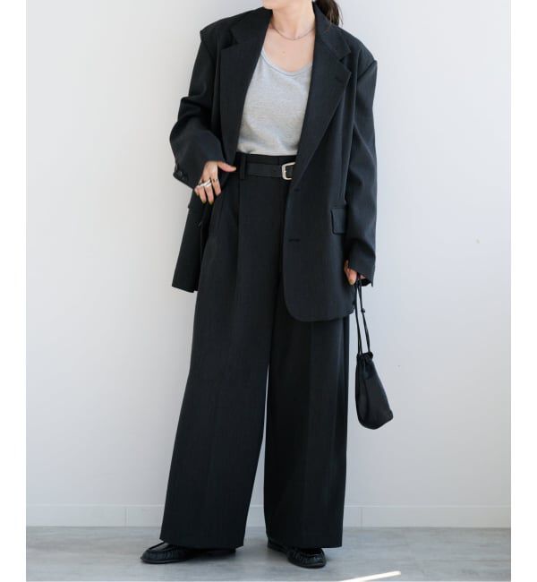 OUTDOOR PRODUCTS Usual Things「ORDINARY タックワイドスラックス セットアップ対応」|スラックス|