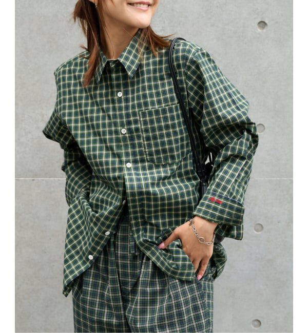 OUTDOOR PRODUCTS Usual Things「LITTLE&DAD チェックアイコンシャツ(LITTLE)」|シャツ・ブラウス|