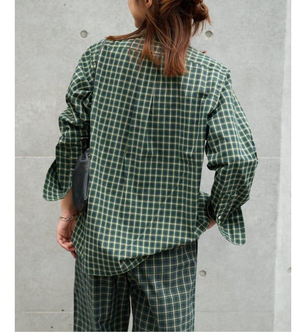 OUTDOOR PRODUCTS Usual Things「LITTLE&DAD チェックアイコンシャツ(LITTLE)」|シャツ・ブラウス|