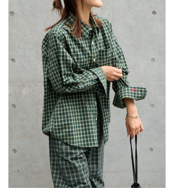 OUTDOOR PRODUCTS Usual Things「LITTLE&DAD チェックアイコンシャツ(LITTLE)」|シャツ・ブラウス|