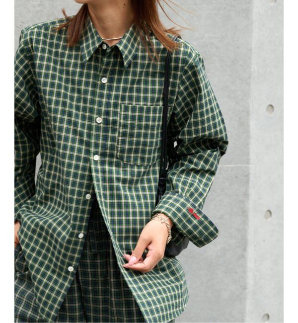 OUTDOOR PRODUCTS Usual Things「LITTLE&DAD チェックアイコンシャツ(LITTLE)」|シャツ・ブラウス|