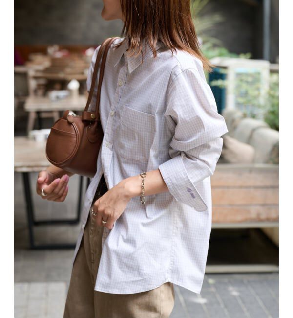OUTDOOR PRODUCTS Usual Things「LITTLE&DAD チェックアイコンシャツ(LITTLE)」|シャツ・ブラウス|