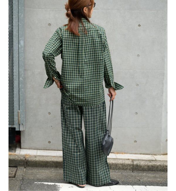 OUTDOOR PRODUCTS Usual Things「LITTLE&DAD チェックアイコンシャツ(LITTLE)」|シャツ・ブラウス|
