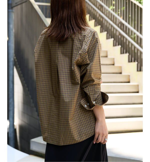 OUTDOOR PRODUCTS Usual Things「LITTLE&DAD チェックアイコンシャツ(LITTLE)」|シャツ・ブラウス|