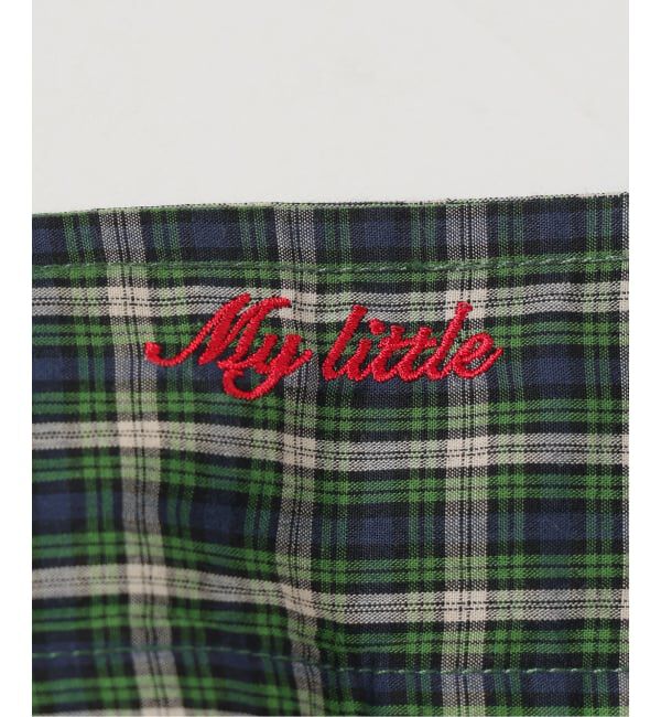 OUTDOOR PRODUCTS Usual Things「LITTLE&DAD チェックアイコンシャツ(LITTLE)」|シャツ・ブラウス|