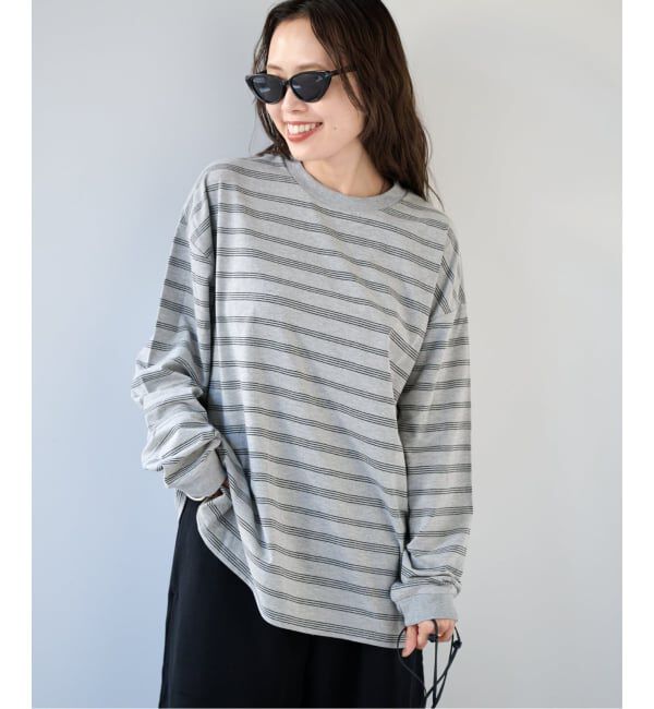 OUTDOOR PRODUCTS Usual Things「BORDER&PLANEWIDE ロンTEE」|Tシャツ・カットソー|