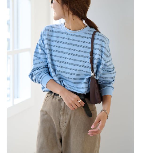 OUTDOOR PRODUCTS Usual Things「BORDER&PLANEWIDE ロンTEE」|Tシャツ・カットソー|