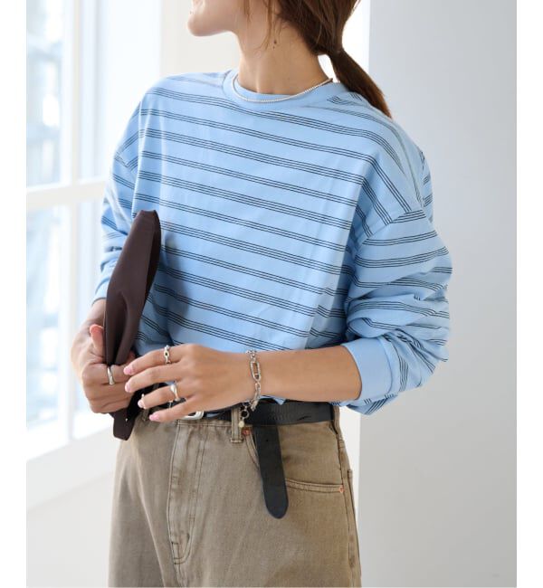 OUTDOOR PRODUCTS Usual Things「BORDER&PLANEWIDE ロンTEE」|Tシャツ・カットソー|