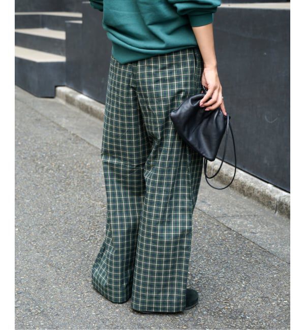 OUTDOOR PRODUCTS Usual Things「COTTON CHECK PAJAMA PT」|スラックス|