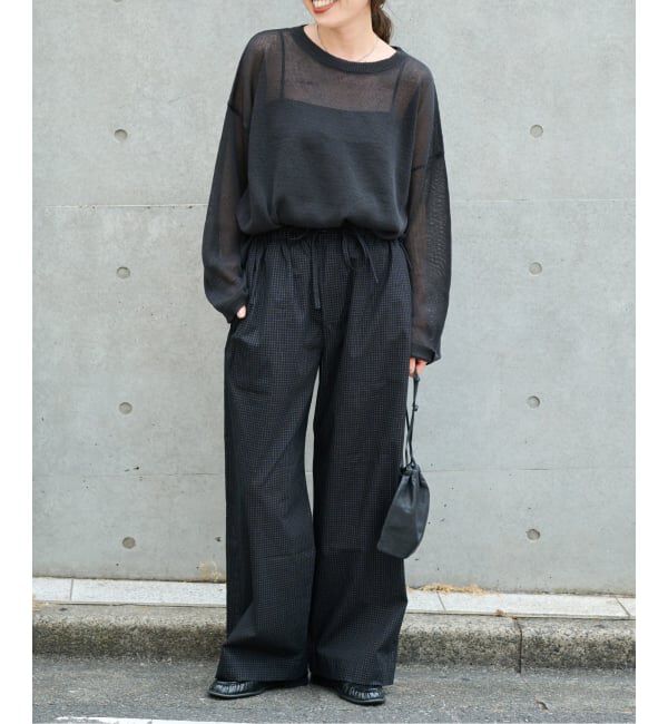 OUTDOOR PRODUCTS Usual Things「COTTON CHECK PAJAMA PT」|スラックス|