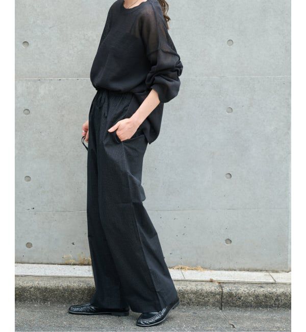 OUTDOOR PRODUCTS Usual Things「COTTON CHECK PAJAMA PT」|スラックス|