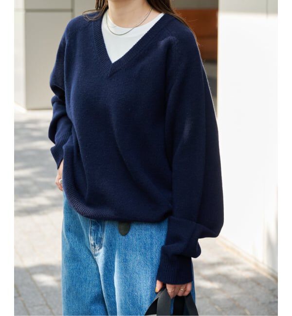 OUTDOOR PRODUCTS Usual Things「≪予約≫WOOL SIGNATURE Vネックニット」|ニット・セーター|