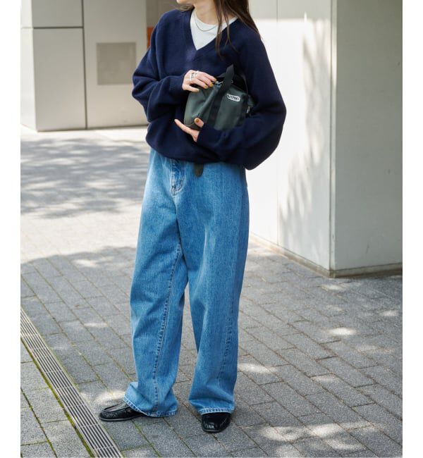 OUTDOOR PRODUCTS Usual Things「≪予約≫WOOL SIGNATURE Vネックニット」|ニット・セーター|