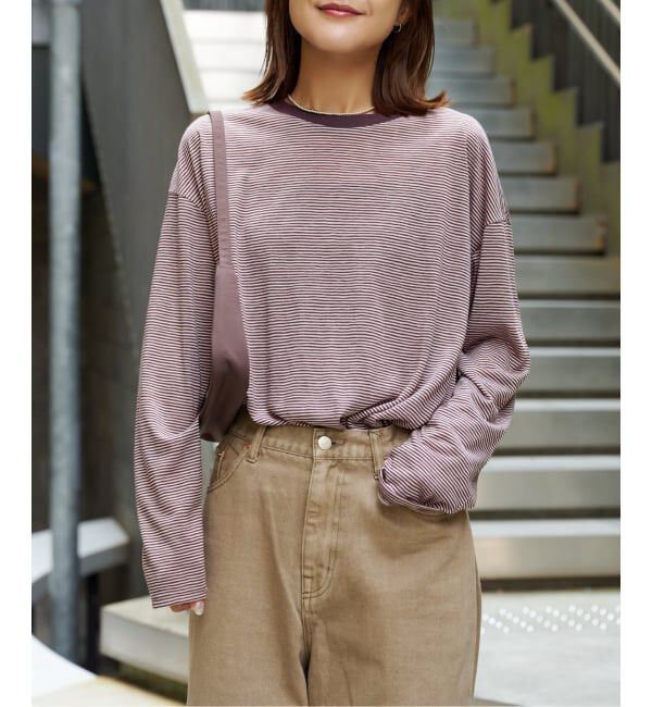 OUTDOOR PRODUCTS Usual Things「シアースラブロンTEE」|Tシャツ・カットソー|ピンク