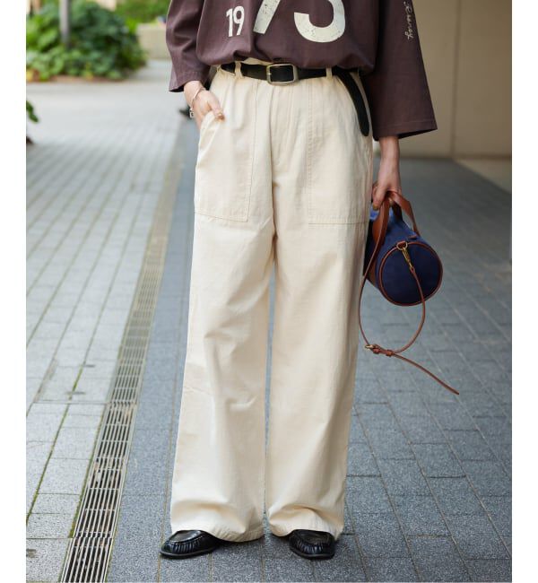 OUTDOOR PRODUCTS Usual Things「ULTハイライズルーズBKSベイカー」|スラックス|