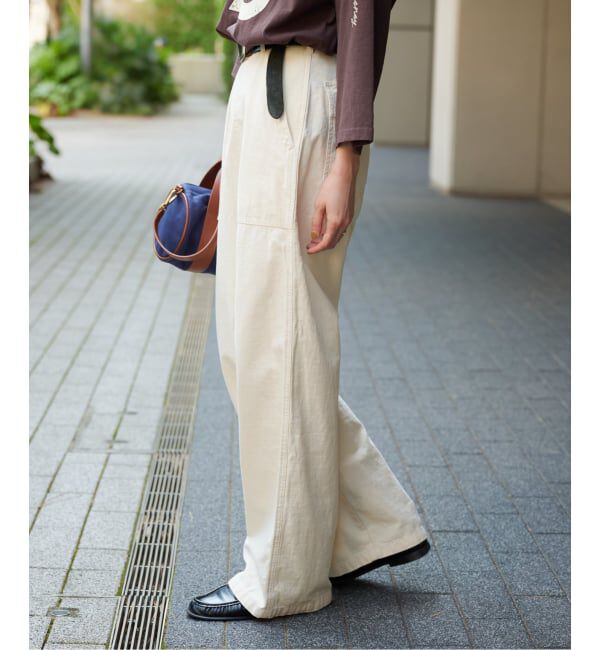 OUTDOOR PRODUCTS Usual Things「ULTハイライズルーズBKSベイカー」|スラックス|