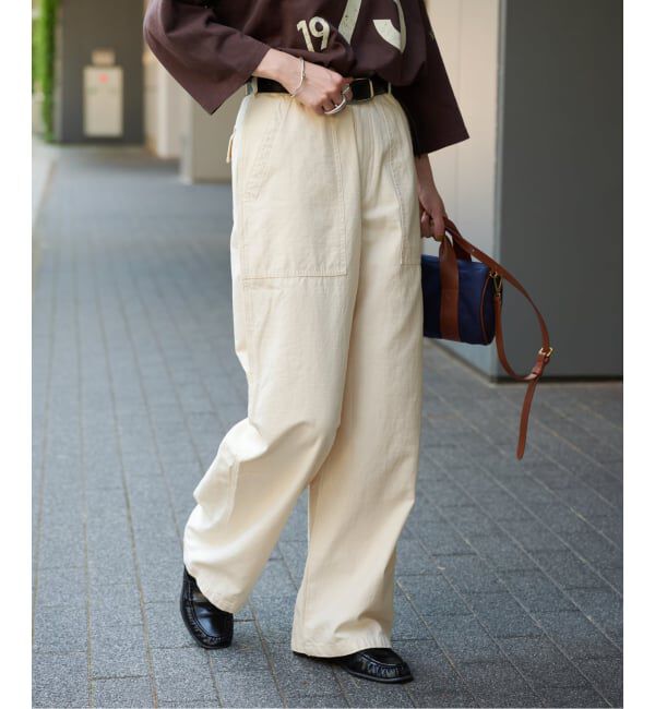 OUTDOOR PRODUCTS Usual Things「ULTハイライズルーズBKSベイカー」|スラックス|