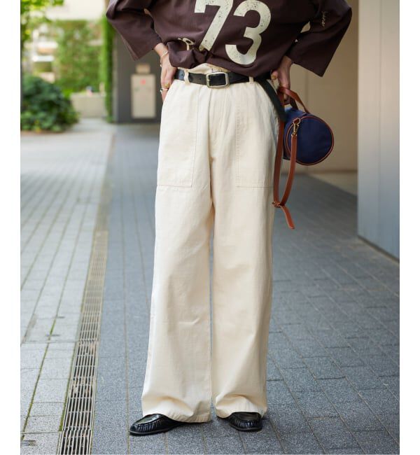 OUTDOOR PRODUCTS Usual Things「ULTハイライズルーズBKSベイカー」|スラックス|
